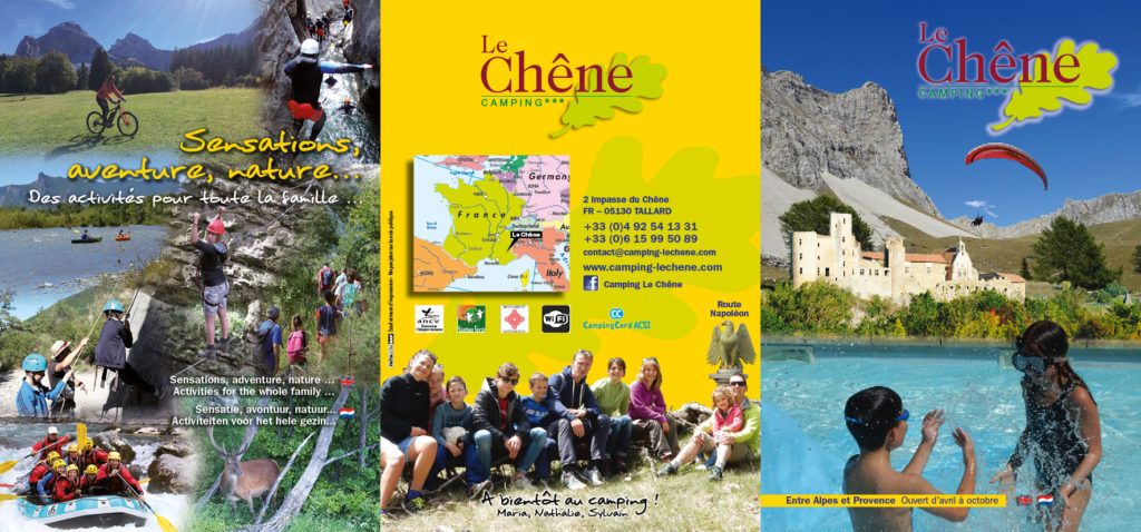 Brochure le Chêne 2019 Tallard Hautes-Alpes