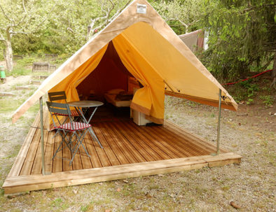 Camping Le Chene Tallard Gap - tente pret a camper