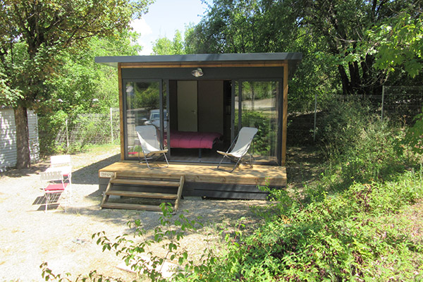 Camping Le Chene Tallard-Tiny Home Exterieur